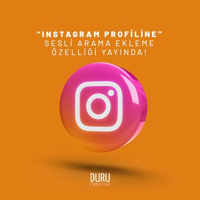 "Instagram Profiline" Sesli Arama Ekleme Özelliği Yayında!