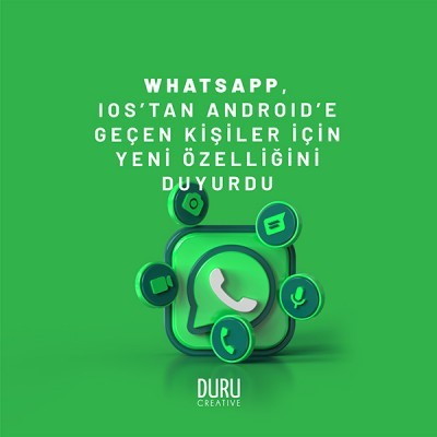 Whatsapp, IOS’tan ANDROID’e Geçen Kişiler İçin Yeni Özelliğini Duyurdu