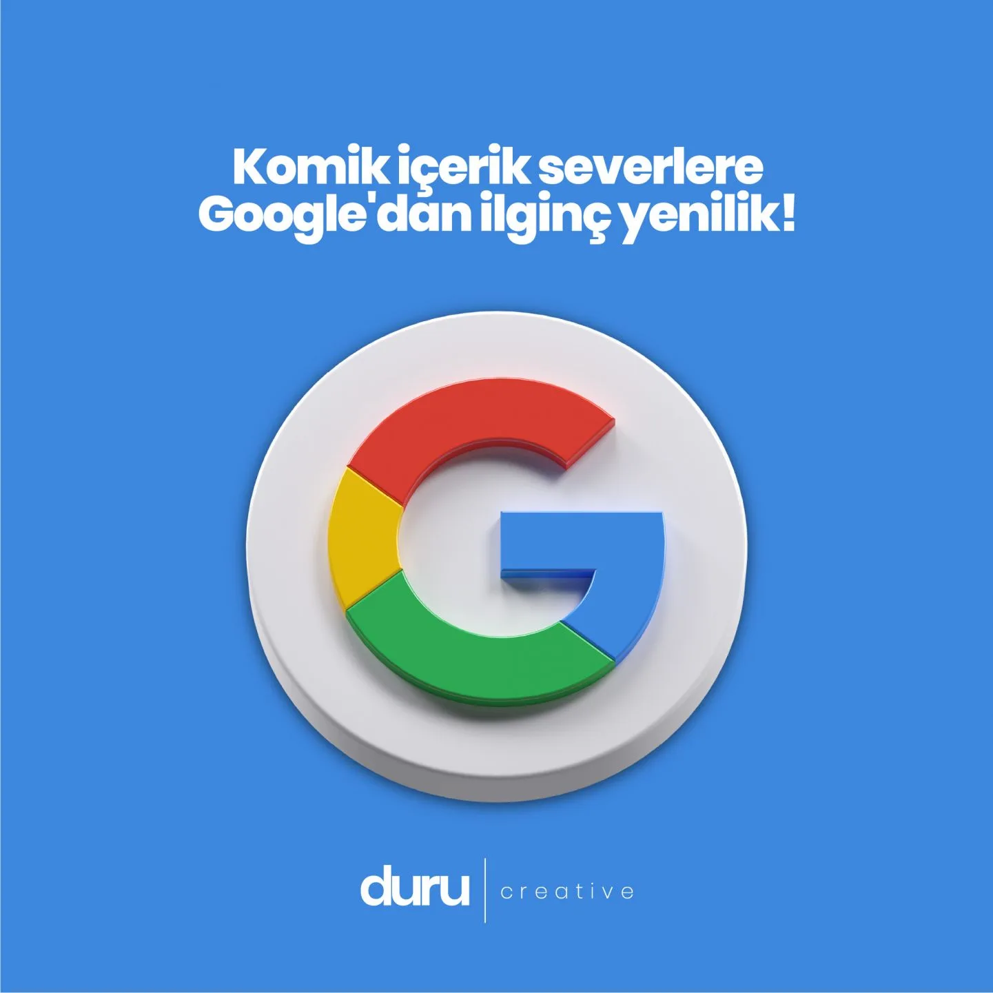 Komik içerik severlere Google'dan ilginç yenilik! — Duru Creative çalışması