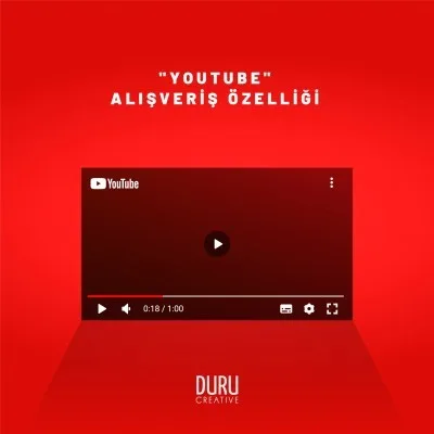 Youtube Alışveriş Özelliği — Duru Creative çalışması
